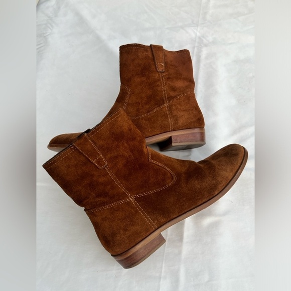 REBECCA MINKOFF Chasidy Saddle suede ankle boots size 9.5 - Picture 11 of 11